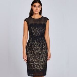 Joseph Ribkoff Black Lace Cocktail Dress